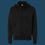 Unisex Poly-Tech Full-Zip Hooded Sweatshirt