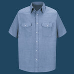Men's Deluxe Western Style Short Sleeve Shirt