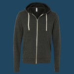 Unisex Triblend Sponge Fleece Full-Zip Hoodie Sweatshirt