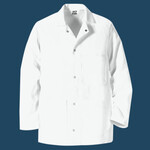 Gripper Front Short Butcher Coat