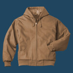 Duck Cloth Hooded Work Jacket