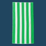 Cabana Stripe Velour Beach Towel