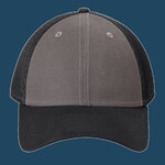 Snapback Contrast Front Mesh Cap