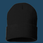 12" Solid Cuffed Beanie