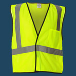 Unisex Economy Single Pocket Hook-and-Loop Mesh Vest