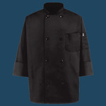 Black Traditional Chef Coat