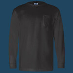Unisex Union-Made Long Sleeve Pocket T-Shirt