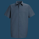 Men's Specialized Short Sleeve Pocketless Work Shirt