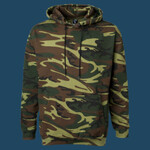Unisex Camo Fleece Hoodie Sweatshirt