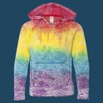 Girls’ Courtney Burnout V-Notch Hooded Sweatshirt