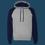 Unisex Nublend® Colorblocked Raglan Hooded Sweatshirt