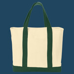 Ideal Twill Two Tone Shopping Tote