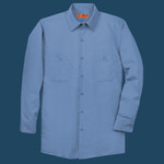 Long Size, Long Sleeve Industrial Work Shirt