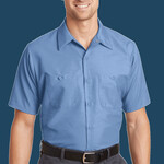 Long Size, Short Sleeve Industrial Work Shirt