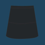 Easy Care Waist Apron with Stain Release