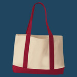Windward Large Cotton Canvas Classic Resort Tote