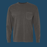 Unisex Garment-Dyed Heavyweight Long Sleeve Pocket T-Shirt