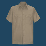 Men's Ripstop Short Sleeve Work Shirt