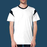 2430 Fine Jersey Contrast Inset S/S T-Shirt