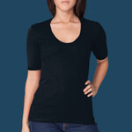 4362 Baby Rib S/S U-Neck T-Shirt