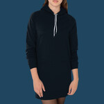 5398 California Fleece Pullover Raglan Hoody Dress