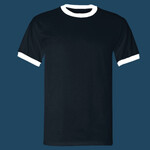 BB410 Poly-Cotton S/S Ringer T-Shirt