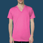 BB456 Poly-Cotton S/S V-Neck T-Shirt