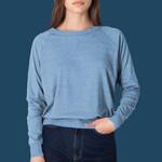 BR394 Tri-Blend Rib Light Weight Raglan Pullover