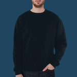 F496 Flex Fleece Crewneck Pullover Drop Shoulder Sweatshirt