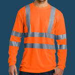 Ansi 107 Class 3 Long Sleeve Snag Resistant Reflective T Shirt