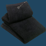 Grommeted Tri Fold Golf Towel