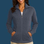 Women's Slub Fleece Full Zip Jacket