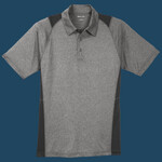 Heather Colorblock Contender Polo