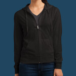 Women's Fitted Jersey Full Zip Hoodie