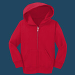 Toddler Core Fleece Full Zip Hooded Sweatshirt