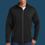 Sport Wick ® Stretch Contrast Full Zip Jacket
