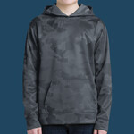 Youth Sport Wick ® CamoHex Fleece Hooded Pullover