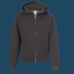 Youth Midweight Full-Zip Hooded Sweatshirt