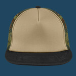 Flat Bill Snapback Trucker Cap
