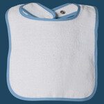 Infant Contrast Trim Terry Bib