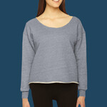 HVT316 Heavy Terry Athletic Crop Sweatshirt