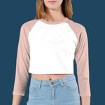 RSABB354 Poly-Cotton Cropped 3/4 Sleeve Raglan