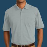 Core Blend Jersey Knit Pocket Polo