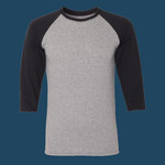 Unisex Triblend Three-Quarter Raglan Baseball T-Shirt