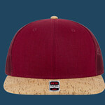 OTTO CAP "OTTO SNAP" 6 Panel Mid Profile Mesh Back Trucker Snapback Hat