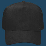 OTTO CAP 5 Panel Mid Profile Mesh Back Trucker Hat