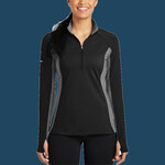 Women's Sport Wick ® Stretch Contrast 1/4 Zip Pullover