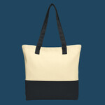 Colorblock Cotton Tote