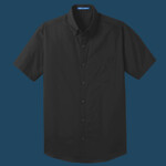 Short Sleeve Carefree Poplin Shirt