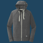 Sueded Cotton Blend Full Zip Hoodie